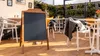 Reklamní áčko s křídovou tabulí 100x60 cm- ozdobný horní Náhled obrázku produktu 2