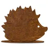 Rostikal Gartendeko Igel Figur 16 cm Rost Dekofigur für Produktbild-Vorschau 5