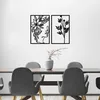 Wallity, Flower- SKL2481, Schwarz, Sonstige Produktbild-Vorschau 2
