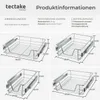 tectake® Teleskopschublade verchromt einfache Montage Produktbild-Vorschau 5