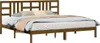 vidaXL Letto in legno massiccio marrone miele 200x200 cm Anteprima dell’immagine prodotto 3