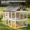 Hühnerstall Hühnerhaus mit Auslauf Nistkasten Produktbild-Vorschau 4