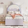 A child's bedroom with a unicorn-themed bed. Produktbild-Vorschau