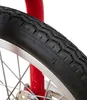 Close-up of a bicycle wheel with a red frame. Náhled obrázku produktu