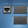 deleyCON 1 Stück RJ45 Kupplung (1000 Mbit) Gigabit LAN Produktbild-Vorschau 6