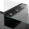 Close-up view of a modern furniture piece, likely a table or cabinet, showing its construction details. Anteprima dell’immagine prodotto