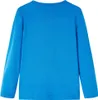 Kinder-Langarmshirt Kobaltblau 128 Produktbild-Vorschau 2