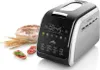 A bread maker with a loaf of bread, wheat stalks, and two pieces of toast beside it. Anteprima dell’immagine prodotto