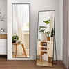 UnboxG Standspiegel Schwarz 164x54 cm – Ganzkörperspiegel, Produktbild-Vorschau 1