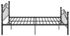 vidaXL Letto in metallo nero 120x200 cm Anteprima dell’immagine prodotto 3