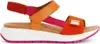 Gabor Sandalen Plat  Sandalen Plat - Oranje - Maat 39 Voir les images du produit 8