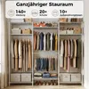 Mondeer Kleiderständer mit 8 Ablagen & 4 Kleiderstangen, Produktbild-Vorschau 5