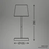 Briloner Boja LED lampada da tavolo a batteria IP44, Anteprima dell’immagine prodotto 14