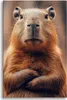 A close-up portrait of a capybara. Produktbild-Vorschau