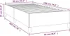 Bettgestell ohne Matratze Hellgrau 90x190 cm Stoff Produktbild-Vorschau 8