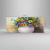 Bilder auf glas - Blumen Blumenstrauß Vase bunt - 120x50cm Produktbild-Vorschau 3