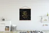MuchoWow® Textilposter Zitate - Träume - Gold - Marmor Produktbild-Vorschau 2