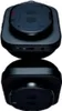 A black product, likely headphones, shown from two different angles. Voir les images du produit
