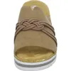 Rieker, muli con zeppa da donna, beige Anteprima dell’immagine prodotto 13