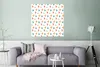 MuchoWow® Poster Herz - Design - Orange 75x75 cm - Wand Produktbild-Vorschau 5