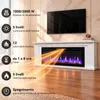 HOMAVO 50 pollici Camino elettrico con mobile 1000/2000 W Anteprima dell’immagine prodotto 5