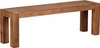 A wooden bench on a white background. Anteprima dell’immagine prodotto
