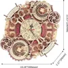 horloge murale 3D puzzle Zodiac, ROKR, Bois, 168 pièces Voir les images du produit 20
