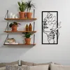 Wallity, Butterfly Face Female, Dekoratives Wandaccessoire Produktbild-Vorschau 2
