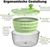 Salatschleuder mit Deckel, 4,5L Salatschüssel und Masche, Produktbild-Vorschau 4