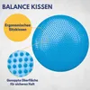 Best Sporting Balance Kissen 33 cm in blau I Ergonomisches Produktbild-Vorschau 2