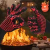 Grillhandschuhe hitzebeständig feuerfeste Kochhandschuhe Produktbild-Vorschau 1