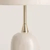 LED Tischlampe aus Keramik und Stoff Bryony Taupe Produktbild-Vorschau 6