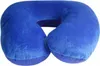 A blue neck pillow on a white background. Náhled obrázku produktu