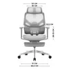 Mark Adler Expert 8.7 Ergonomická kancelárska stolička sivá Náhľad obrázku produktu 3