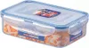 A clear, well-lit product shot of a Lock&Lock food storage container filled with shredded cheese, presented on a white background. Voir les images du produit