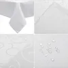 Damast-Tischdecke mit Ornamenten, Seidenglanz, Kreisdesign, Produktbild-Vorschau 6