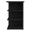 vidaXL Étagère d'appoint noire 35x35x55 cm Bois composite Voir les images du produit 13