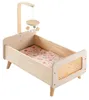 howa Puppenbett aus Holz 'miniflowers' mit Mobile inkl. Produktbild-Vorschau 1