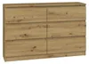 Topeshop M6 120 ARTISAN, Eiche, 6 Schublade(n), Produktbild-Vorschau 1