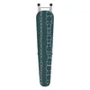 A teal ironing board cover with a white chain-like pattern, resting on a white background. Produktbild-Vorschau