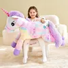 Peluche licorne géante, 110 cm, très douce et moelleuse, Voir les images du produit 2