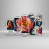 Bild auf Leinwand - Leinwandbild - 5 Teile - Blumen Produktbild-Vorschau 3