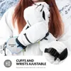 Qunature 1 pár lyžařských rukavic Teplé celoprsté rukavice Náhled obrázku produktu 5
