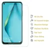A smartphone screen protector is shown next to a smartphone, with feature callouts. Produktbild-Vorschau