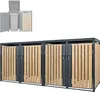 ML-Design Mülltonnenbox 4er für 4 Tonnen 240L 264x80x116,3 Produktbild-Vorschau 8