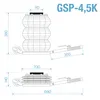 STIX Pneumatický zdvihák 4,5T, vzduchový zdvihák GSP4,5K, Náhľad obrázku produktu 7