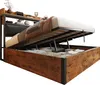 OKWISH Lit Coffre 140x200 cm - Lit double avec Tête de Lit Voir les images du produit 5