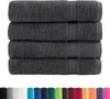 vidaXL Premium Badetücher SOLUND 4 Stk. Anthrazit 100x150 Produktbild-Vorschau 1