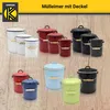 KARL KRÜGER cestino 3l con coperchio smaltato bianco Anteprima dell’immagine prodotto 7