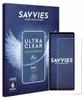 A product box and a screen protector for a smartphone. Produktbild-Vorschau